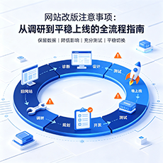 鹤岗建站-网站改版注意事项：从调研到平稳上线的全流程指南