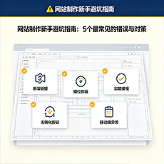 鹤岗建站-网站制作新手避坑指南:5个最常见的错误与对策