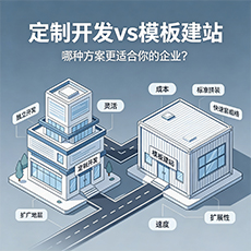 鹤岗建站-定制开发vs模板建站:哪种方案更适合你的企业?