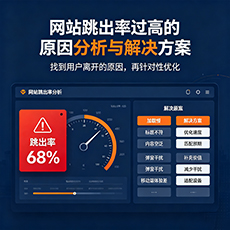 鹤岗建站-网站跳出率过高的原因分析与解决方案