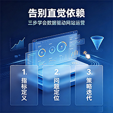 鹤岗建站-告别直觉依赖：三步学会数据驱动网站运营
