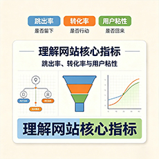 鹤岗建站-理解网站核心指标：跳出率、转化率与用户粘性