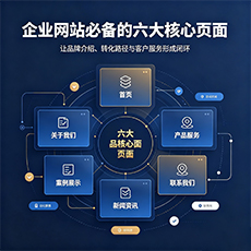 鹤岗建站-企业网站必备的六大核心页面
